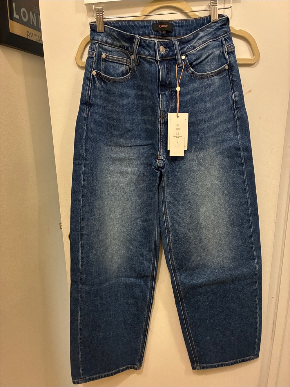 Quince Women’s Bella Stretch Barrel Jeans